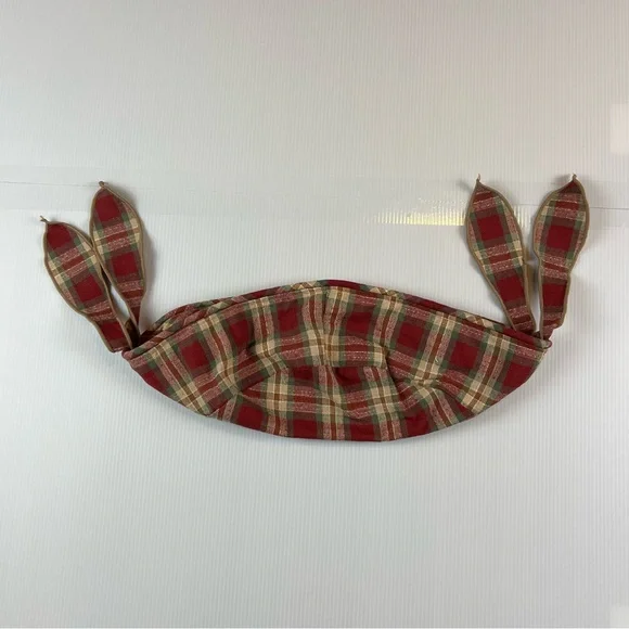 Longaberger Orchard Park Plaid 2001 Large Easter Basket Liner - Picture 8 of 12